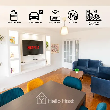 Apartment La Chic Retraite Parisienne - Parking, 81m2, Paris *